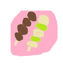 焼き鳥のイラスト