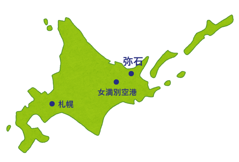 北海道の地図